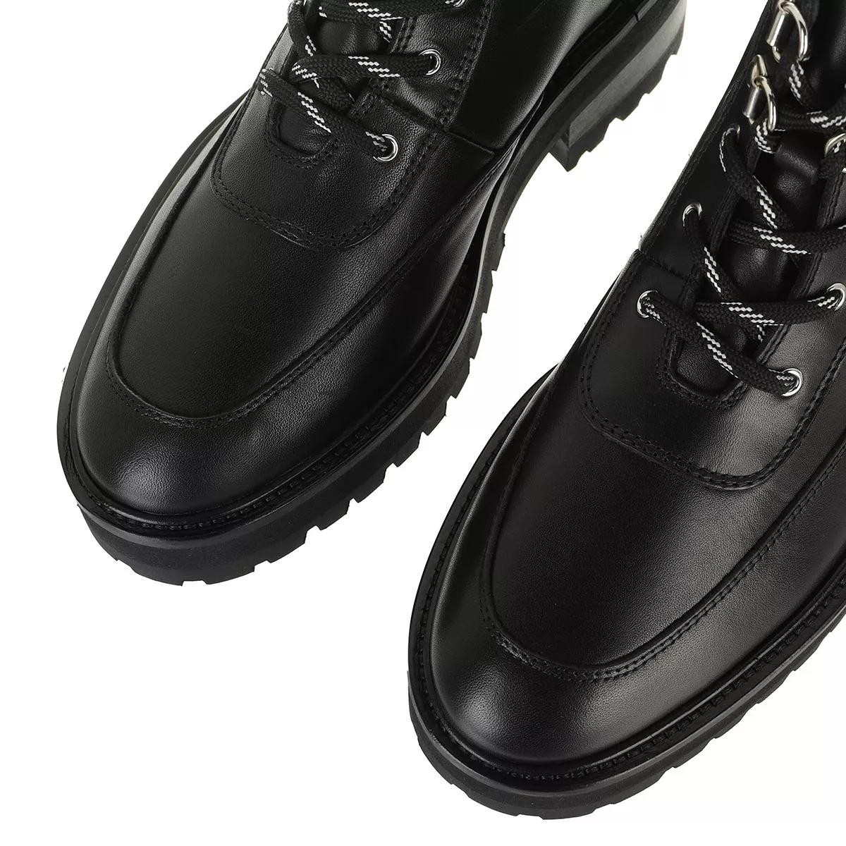 THE KOOPLES Schnür-Stiefeletten schwarz Schnürstiefel