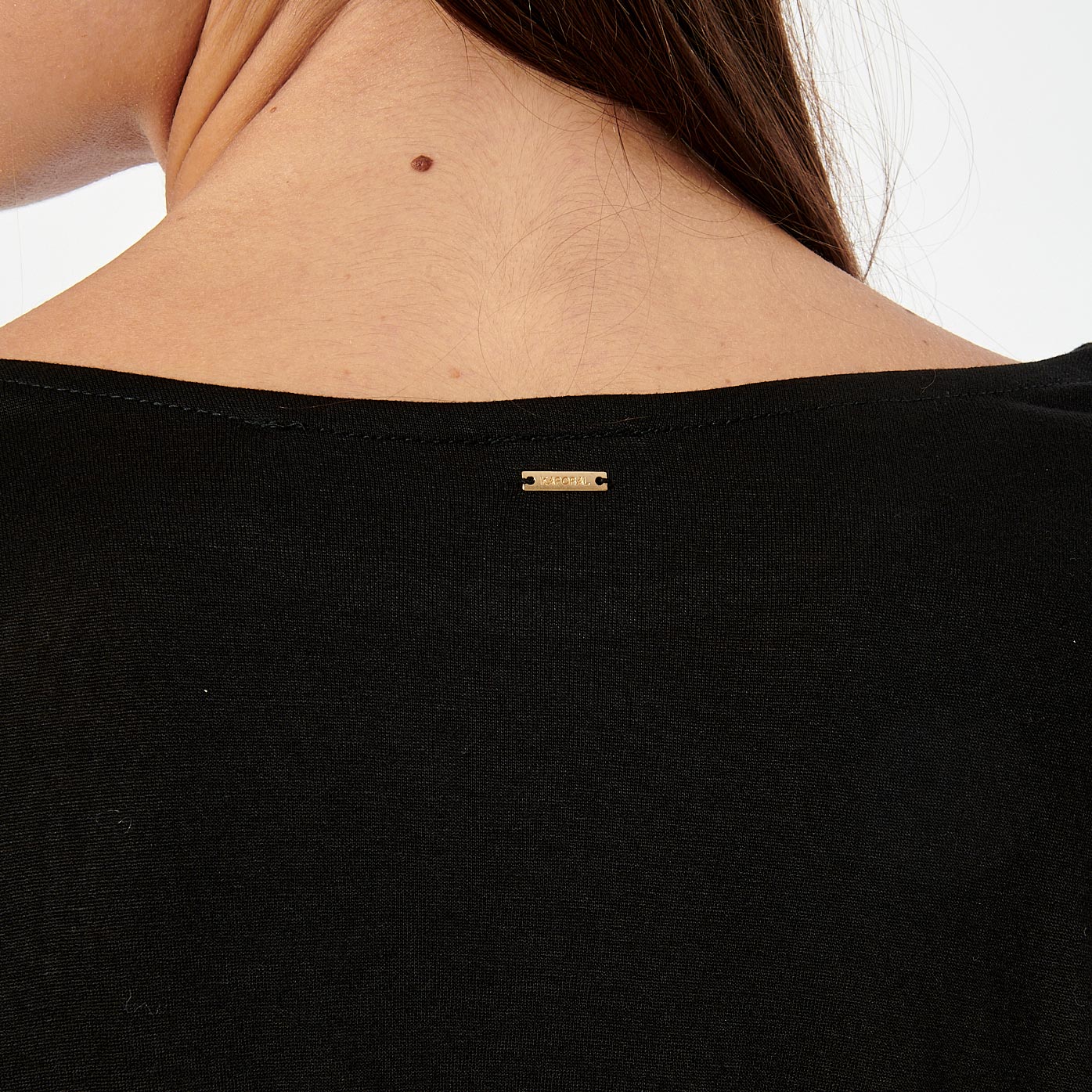 LOVY   T-shirt noir femme