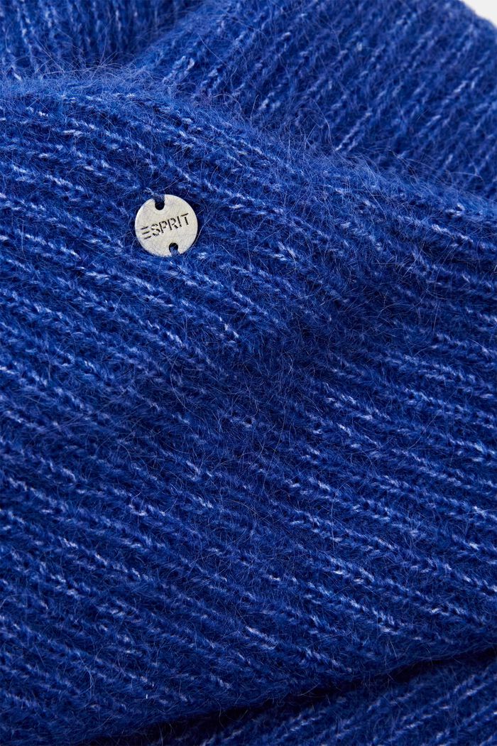 Loop-Schal aus Mohair und Wolle im Twist-Design