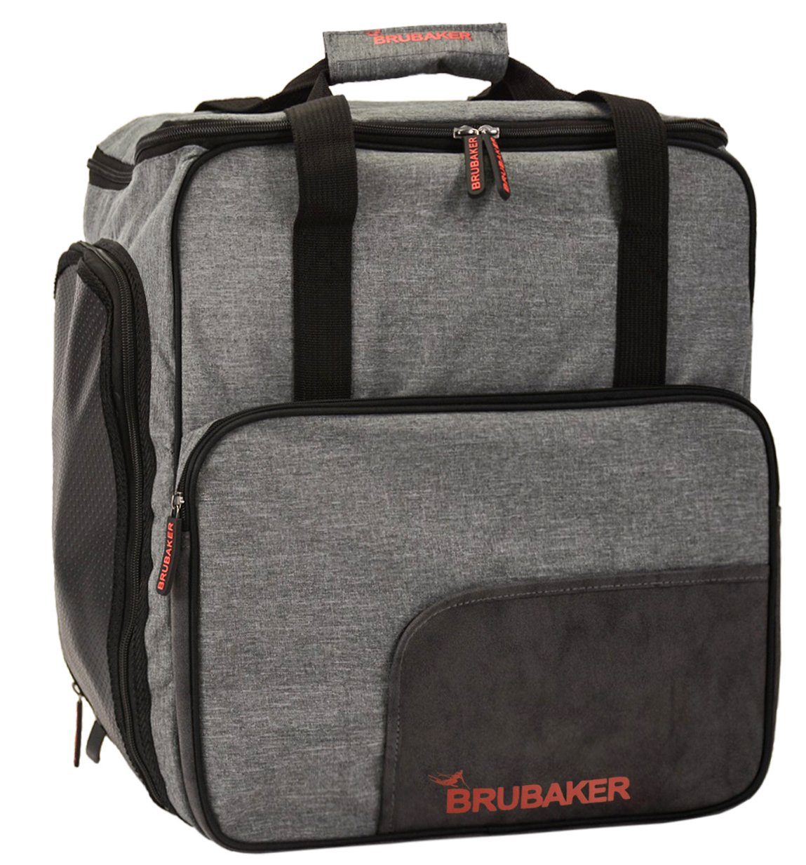 BRUBAKER Sporttasche CarverPerformance Kombi Set (2-tlg., reißfest und nässeabweisend), Skisack und Skischuhtasche für 1 Paar Ski