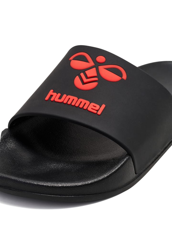 Hummel Hummel Badelatschen Hml Erwachsene in BLACK/CHINESE RED günstig kaufen 50
