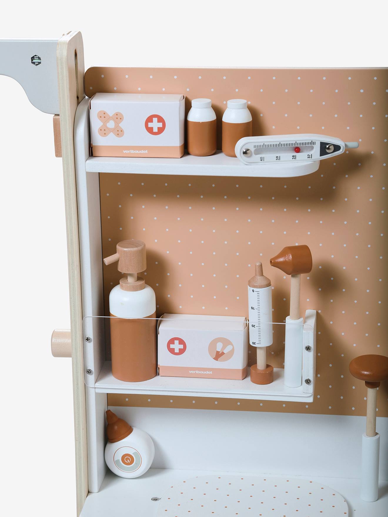 Vertbaudet Kinder Spieltisch KINDERARZTPRAXIS, Holz FSC - weiß