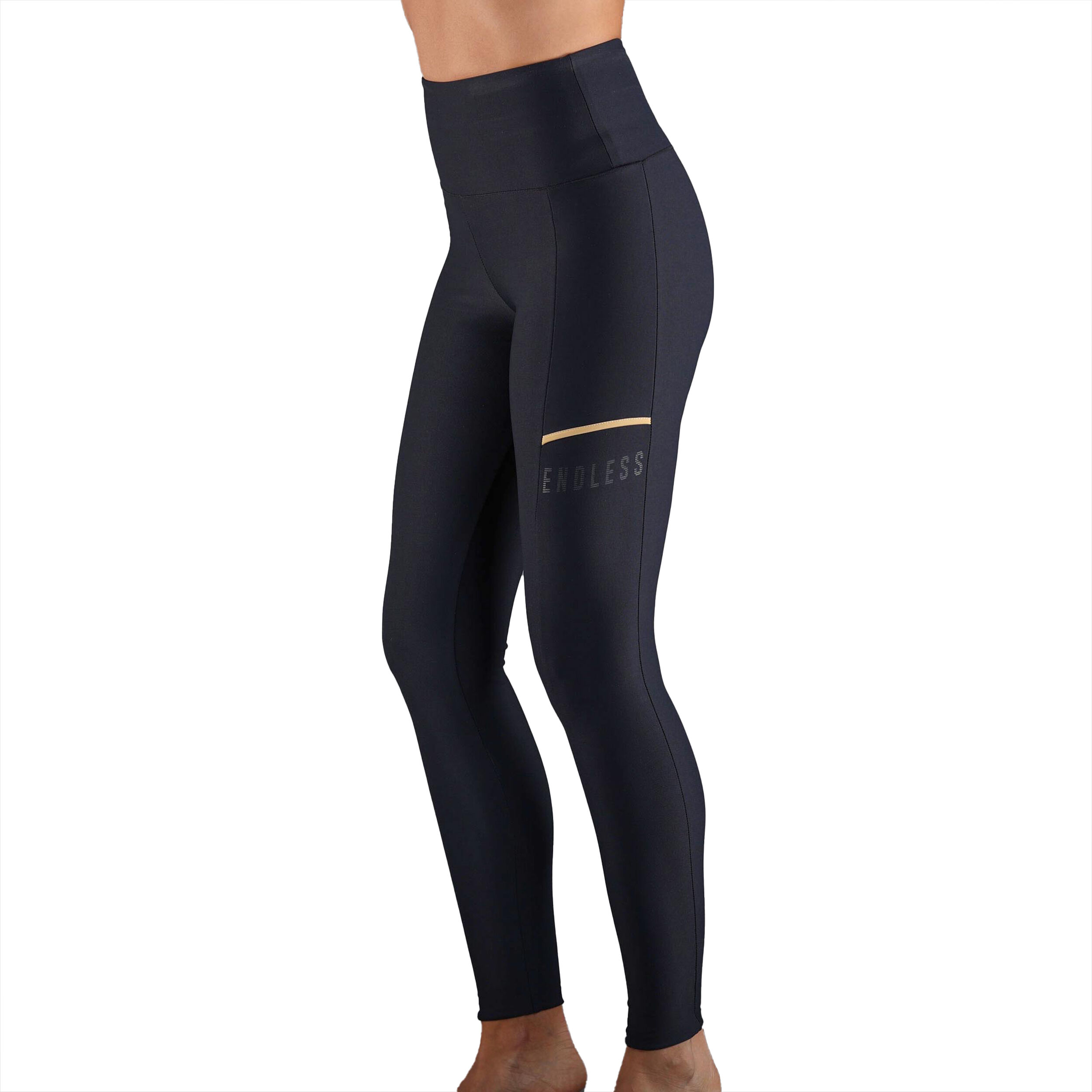 Fit Pocket Tight Damen - Schwarz, Gold