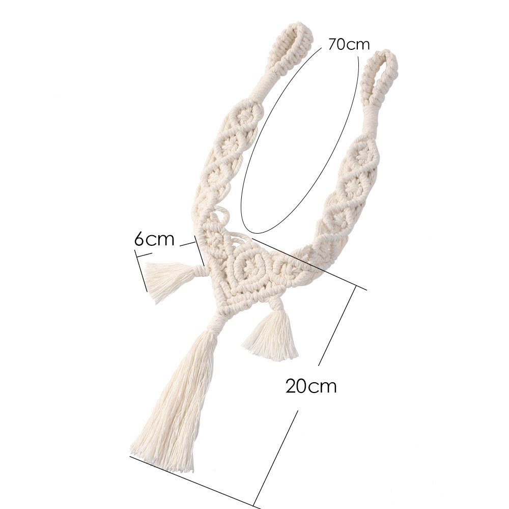 Raffhalter Boho Deko raffhalter für Vorhänge,2 Stück vorhang Raffhalter, SCOHOME, (1 Paar, 2-tlg)