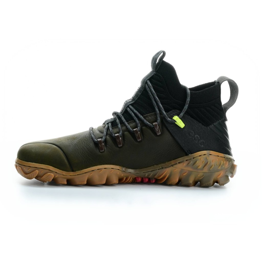 Vivobarefoot Magna Forest ESC L Bracken Lime Leather Barfuß-Wanderschuhe