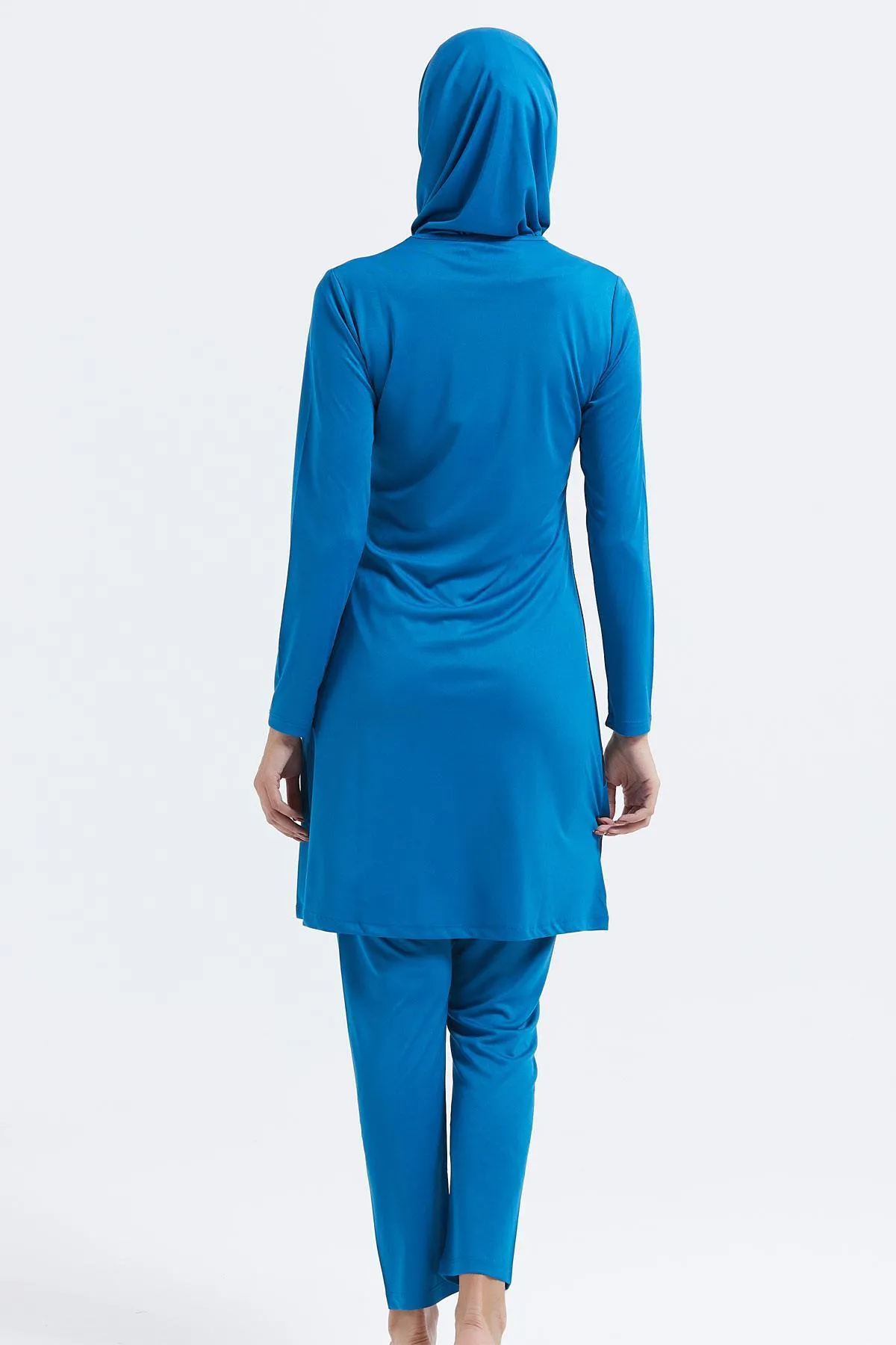 C&City  Vollständig bedeckter Hijab-Badeanzug C11020 Petrol/Dunkelblau
