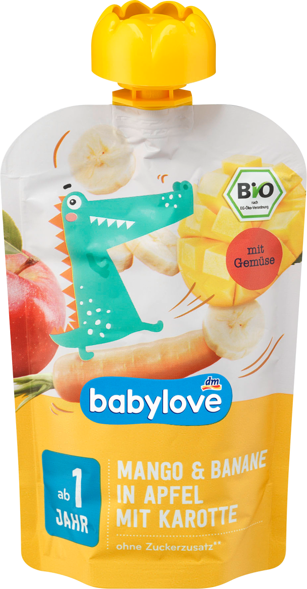 Quetschie Mango & Banane in Apfel mit Karotte ab 1 Jahr, 100 g