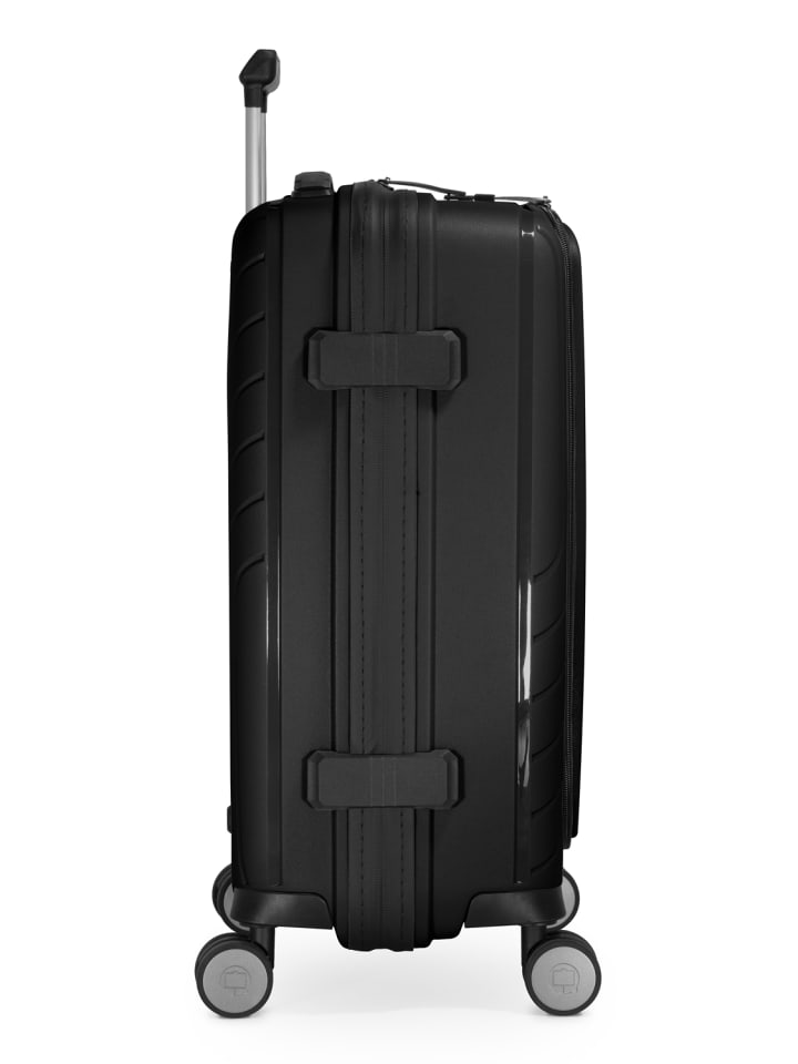 Hauptstadtkoffer TXL - leichtes Handgepäck Laptop-Fach Kabinenkoffer TSA 55cm 40L in Schwarz günstig kaufen S