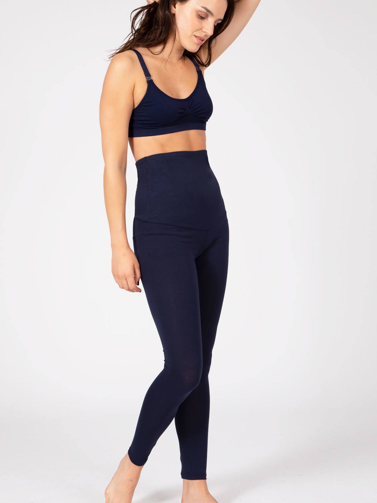 Envie de Fraise Nachhaltige Umstands-Leggings mit hoher Taille ENVIE DE FRAISE - schwarz