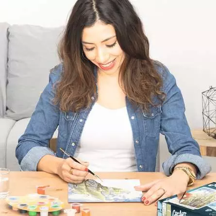 CreArt Galerie Wand Set - Natur - Malen nach Zahlen für Erwachsene