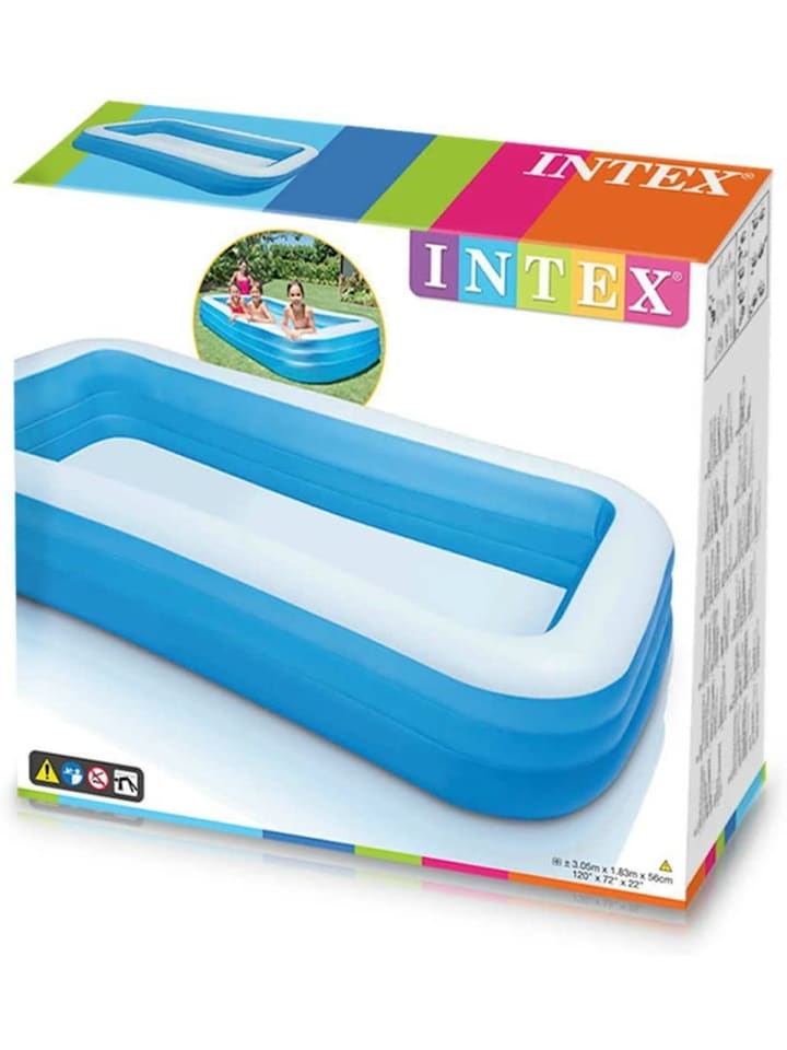 Intex Planschbecken Family 305x183x56cm ab 6 Jahren in blau günstig kaufen onesize