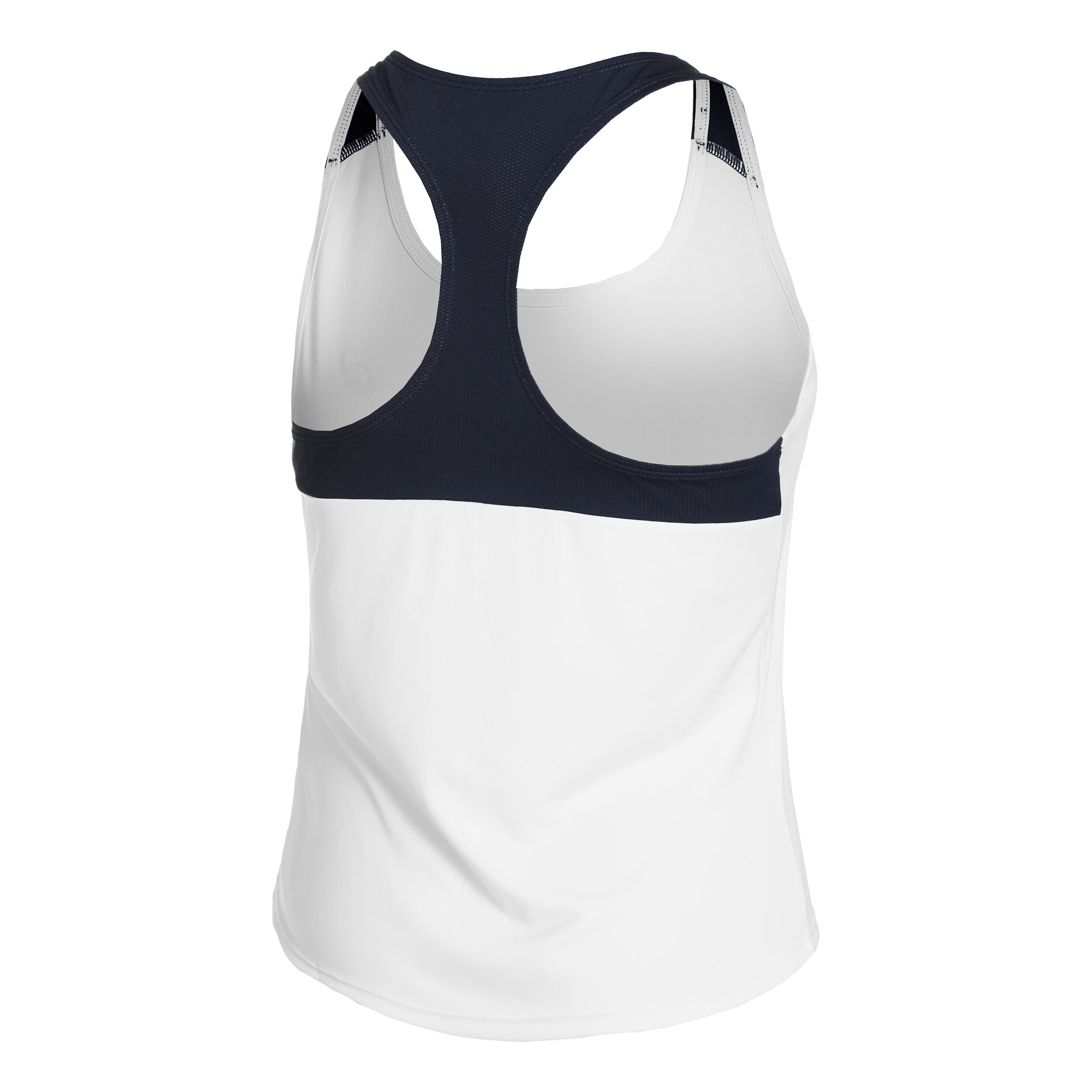 Court Tank-Top Damen - Weiß, Dunkelblau