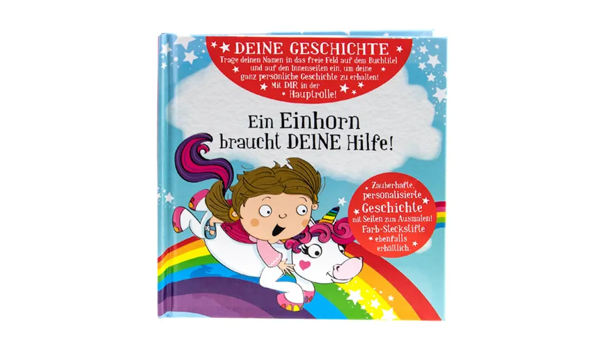 H&H Märchenbuch Einhorn blanko