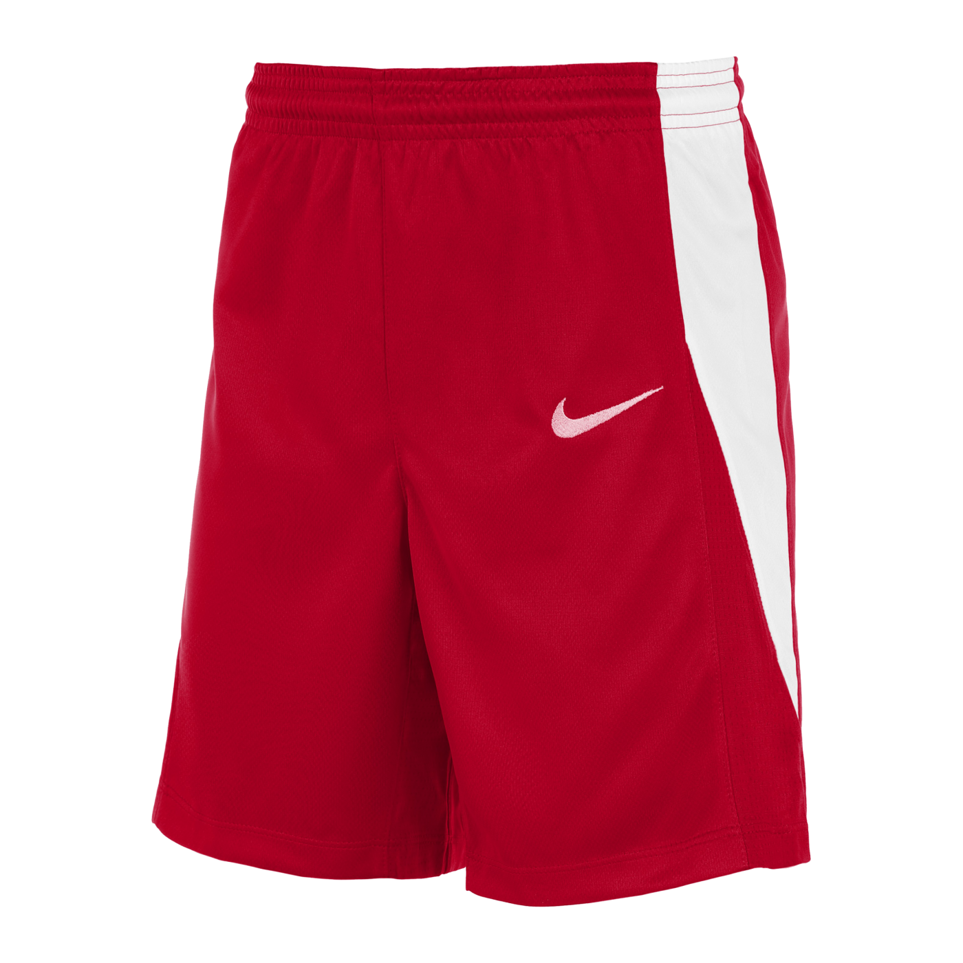 Nike Team Basketball Stock Short Rot Weiss F657