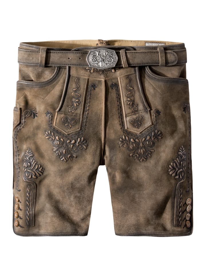 Stockerpoint Lederhose Artur in braun günstig kaufen