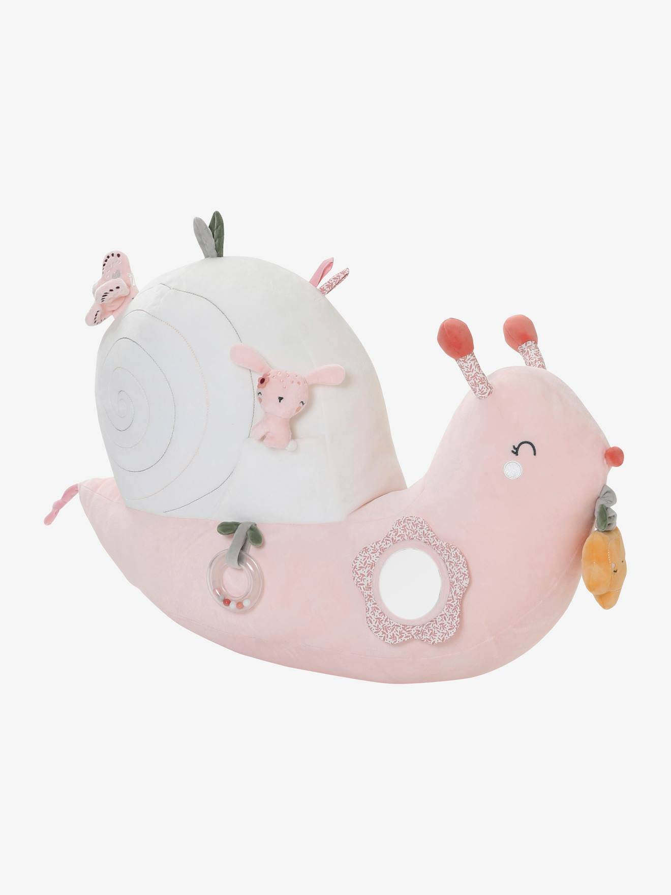 Grande peluche d'activités escargot PAYS ROSE multicolore