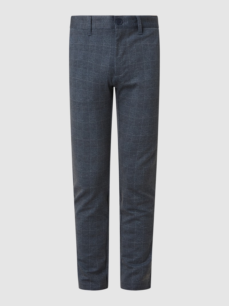 Tapered Fit Hose mit Stretch-Anteil Modell 'Mark' in marineblau