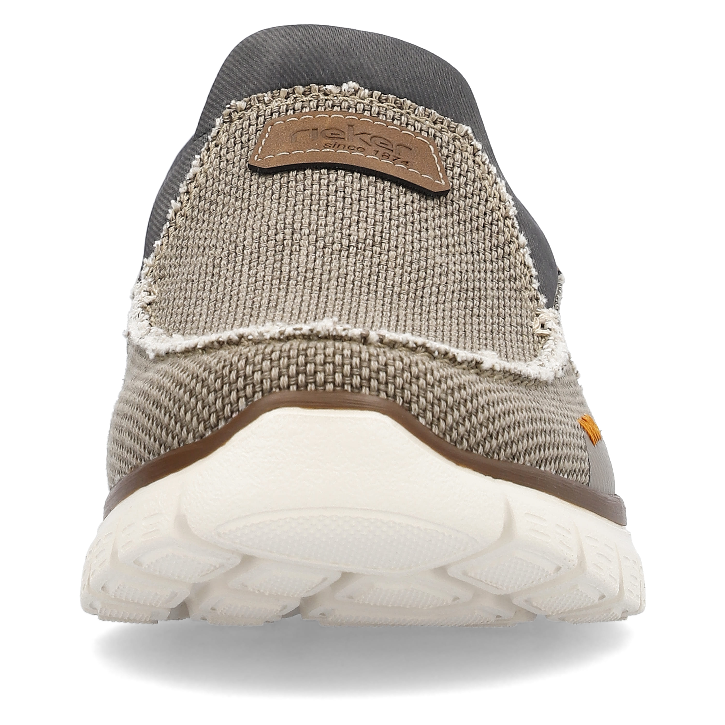 Rieker Herren Slipper beige-grau
