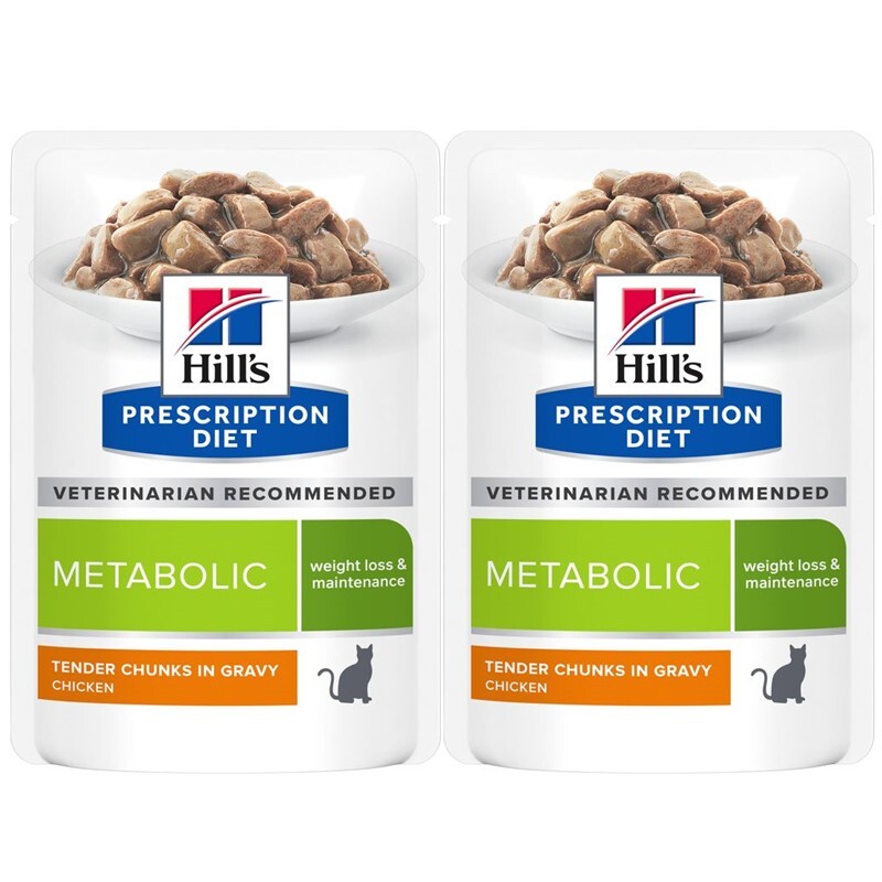 Hill's Übergewicht Hill's Prescription Diet Metabolic Weight Management mit Huhn Geflügel 24x85 g