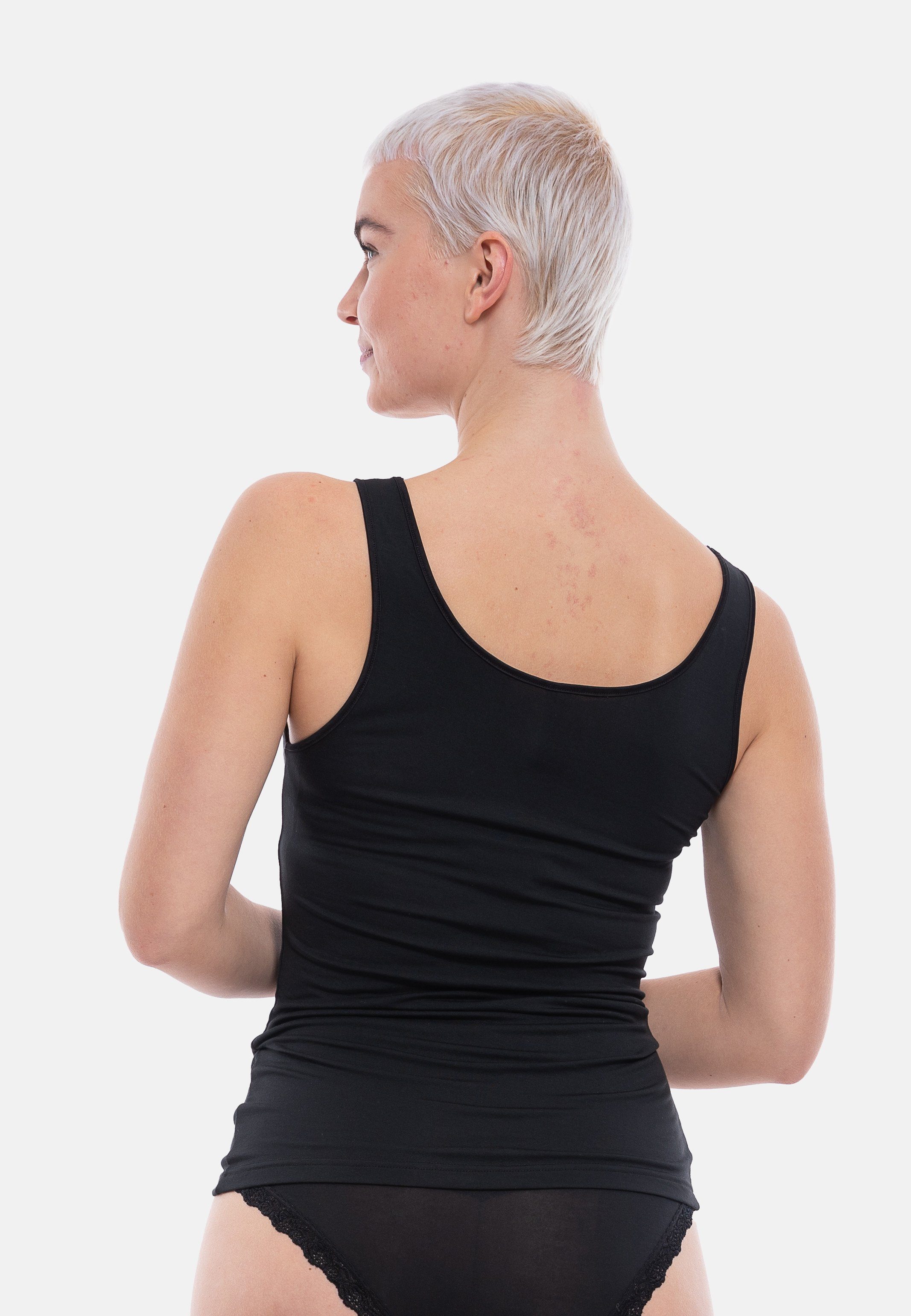 Nina Von C. Unterhemd 2er Pack Cosy (Spar-Set, 2-St) Unterhemd / Top - Spitze am Dekolleté