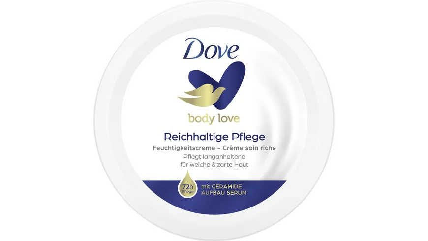 Dove Body Love Reichhaltige Pflege Feuchtigkeitscreme 150 ml