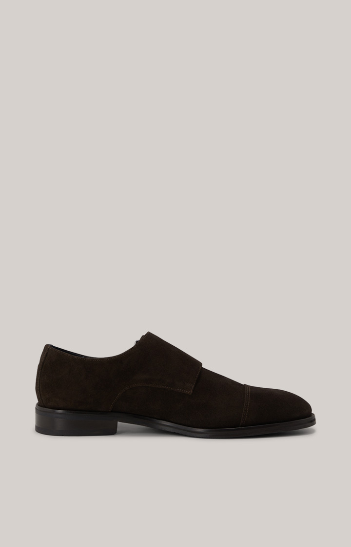 Monk Lace-Up Velluto Kleitos in Dunkelbraun