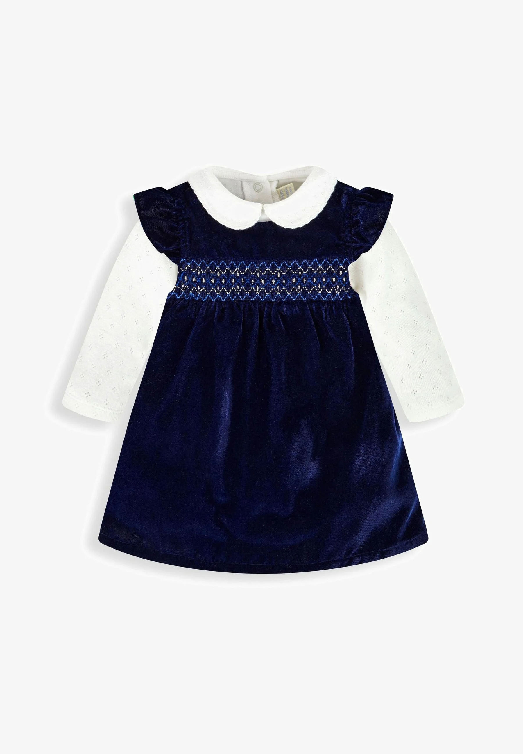 JoJo Maman Bébé CONJUNTO DE 2 PIEZAS CON FRANJA - Vestido de verano