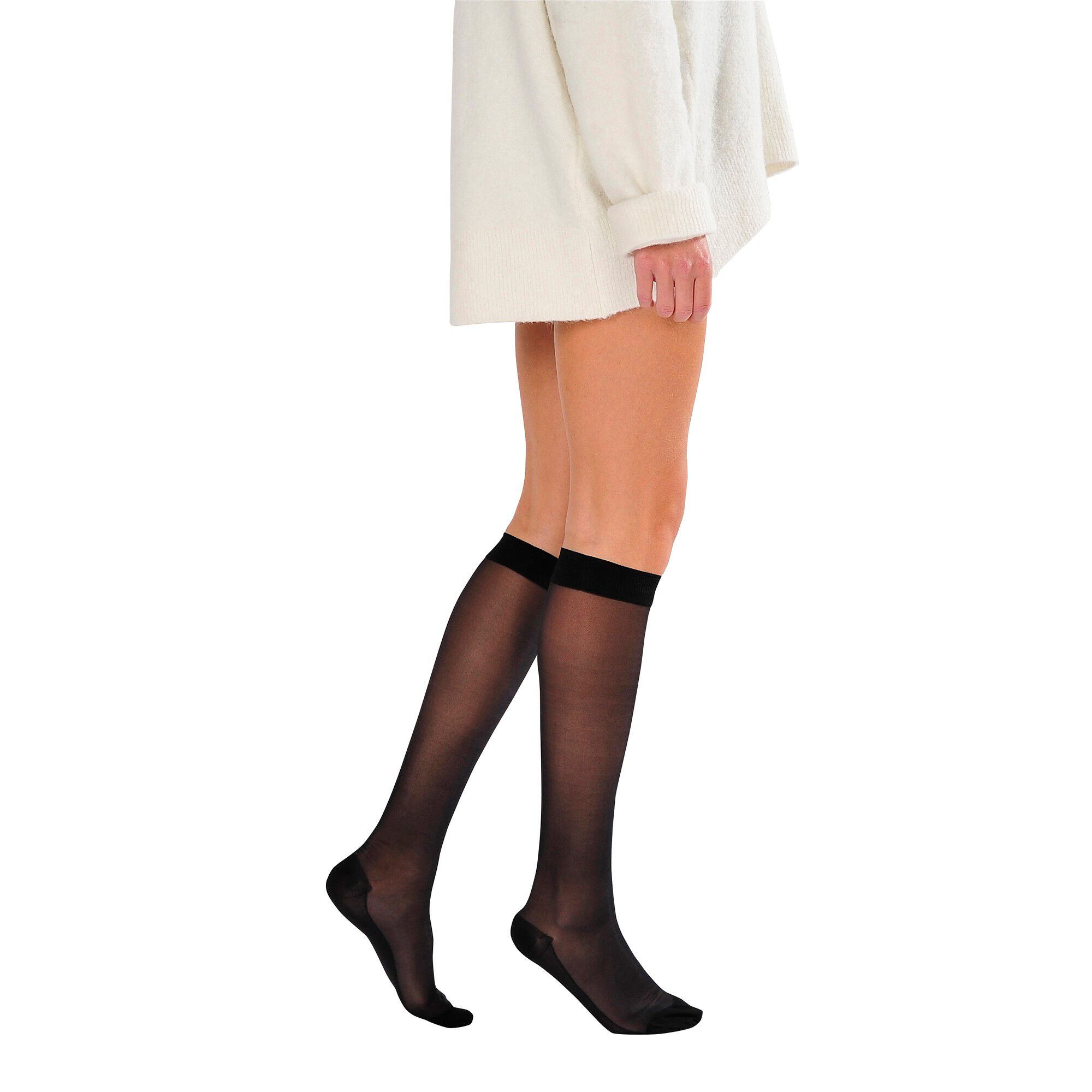 Mi-bas anti fatigue 40 deniers