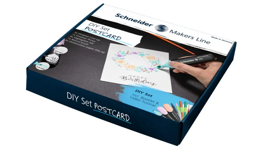 Schneider DIY Set Postkarte