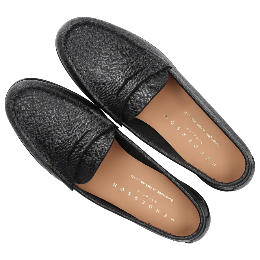 Henderson - Loafer MIA Saffiano - schwarz