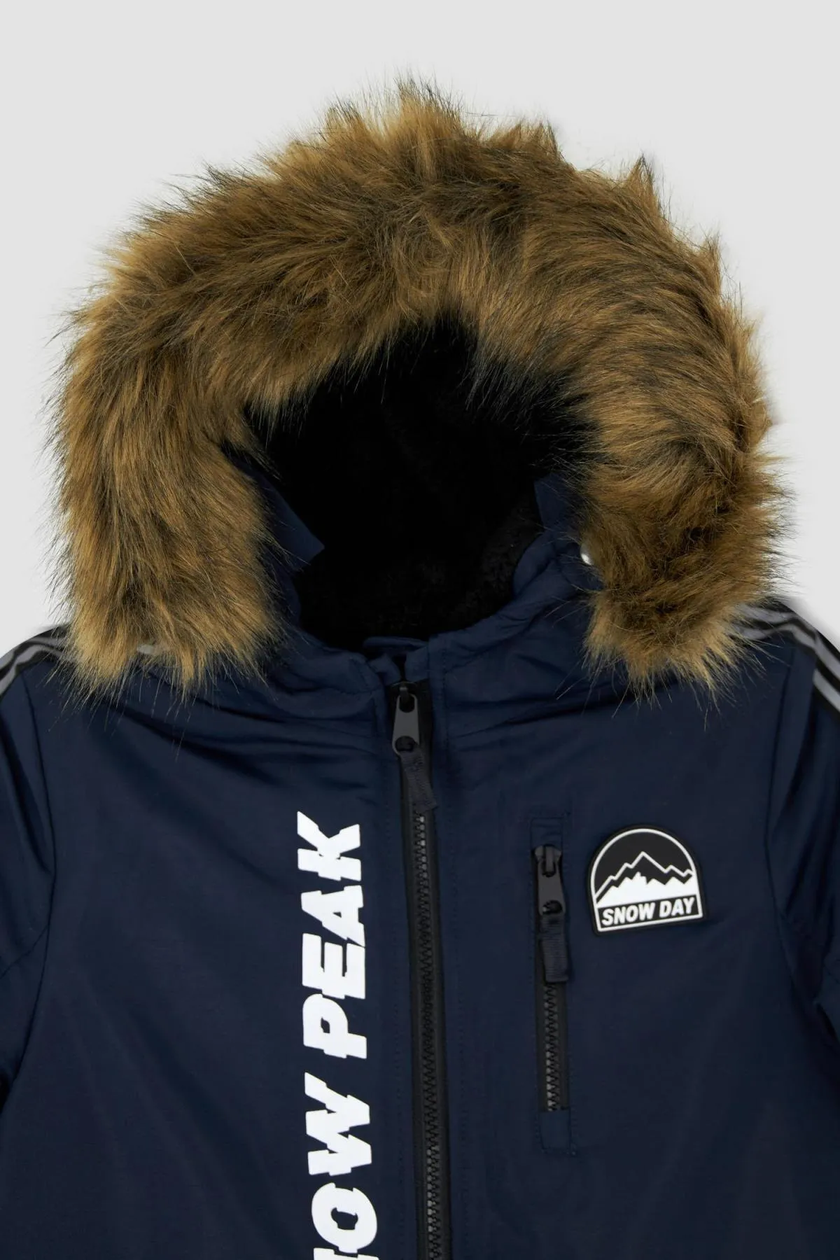DeFacto  Jungenparka mit Kapuze und Plüschfutter