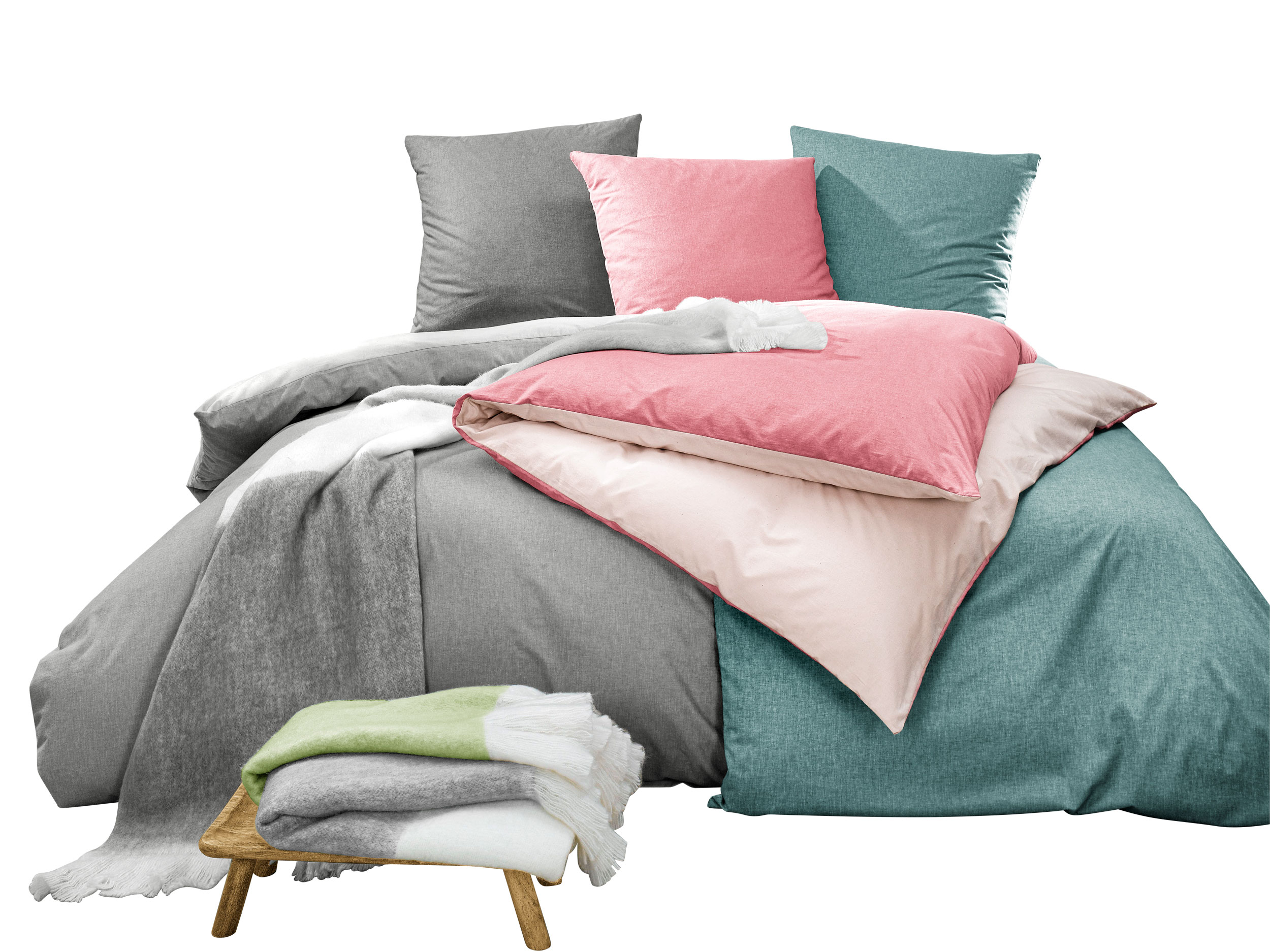 casa NOVAcasa Nova Chambray-Bettwäsche