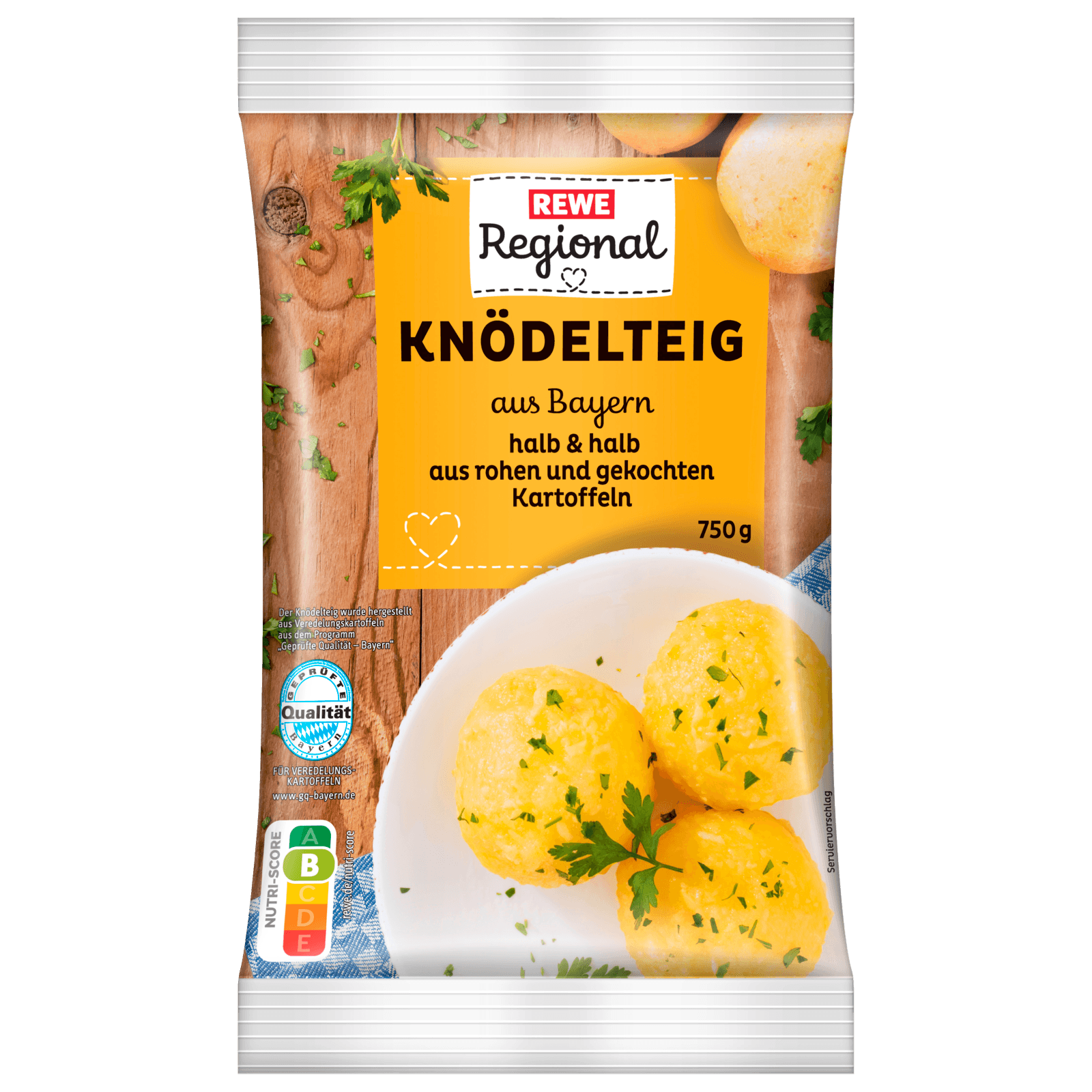 REWE Regional Kloßteig aus frischen Kartoffeln 750g