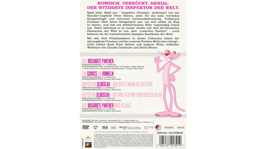 Peter Sellers Collection  [5 DVDs]