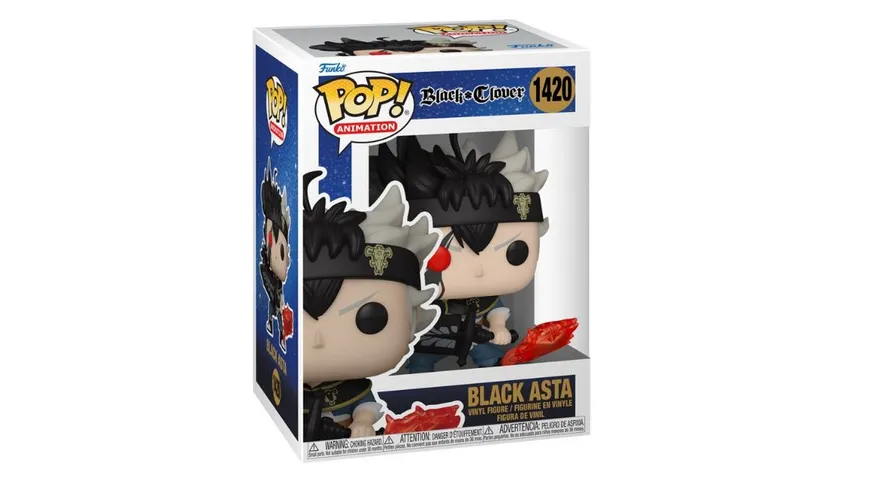 Funko - POP! - Black Clover - Black Asta Vinyl