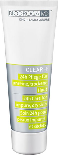 BiodrogaMD Clear+ 24H Care For Impure, Dry Skin Gesichtscreme