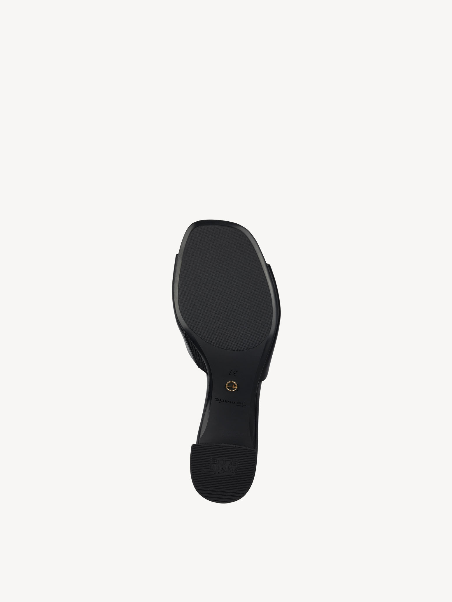 Mule en cuir - noir