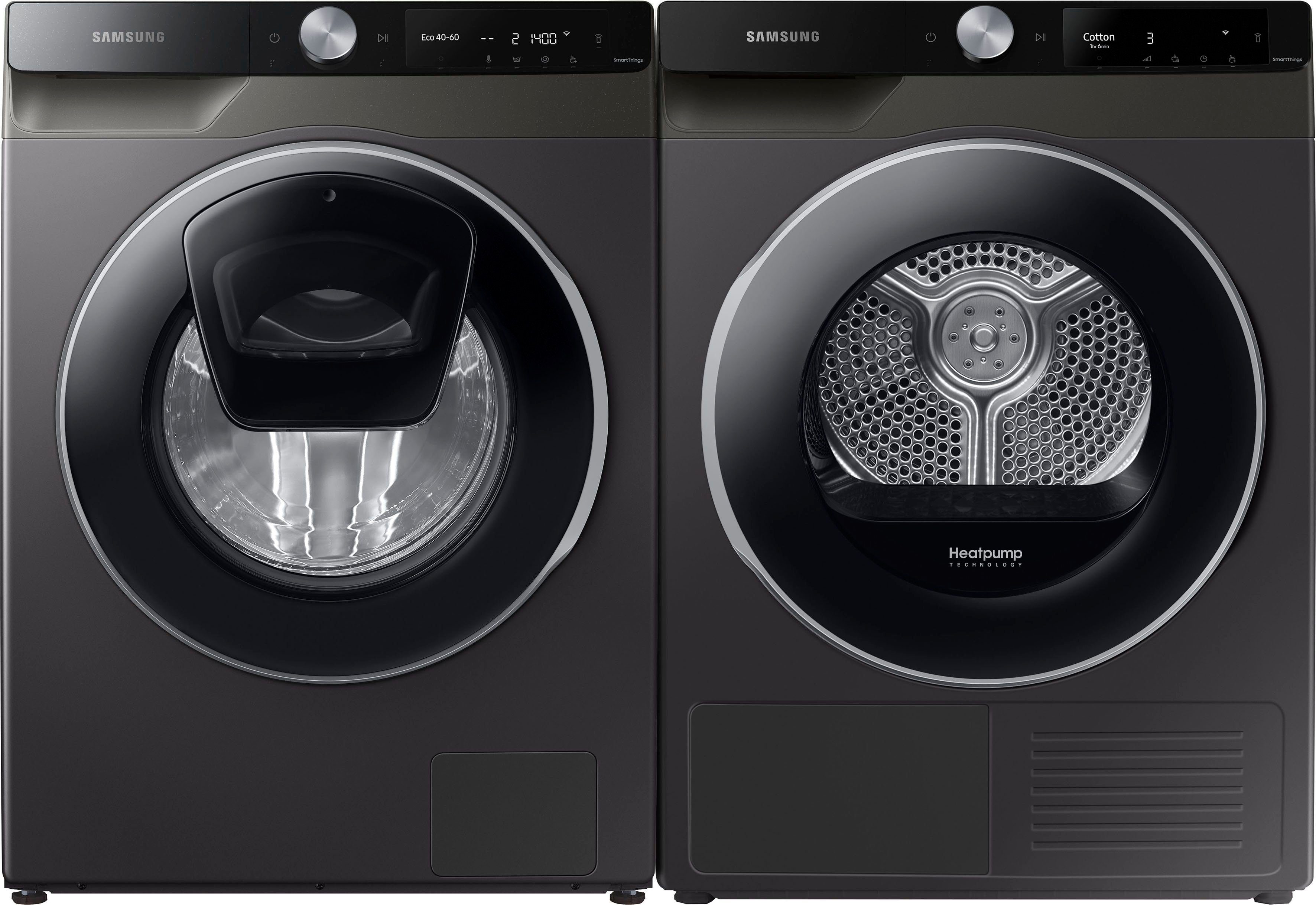 Samsung Wärmepumpentrockner DV80T6220LX/S2, 8 kg, Knitterschutz