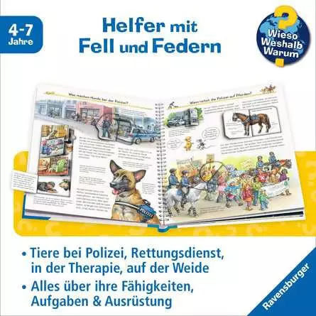 Ravensburger Wieso? Weshalb? Warum?, Band 16: Tiere im Einsatz