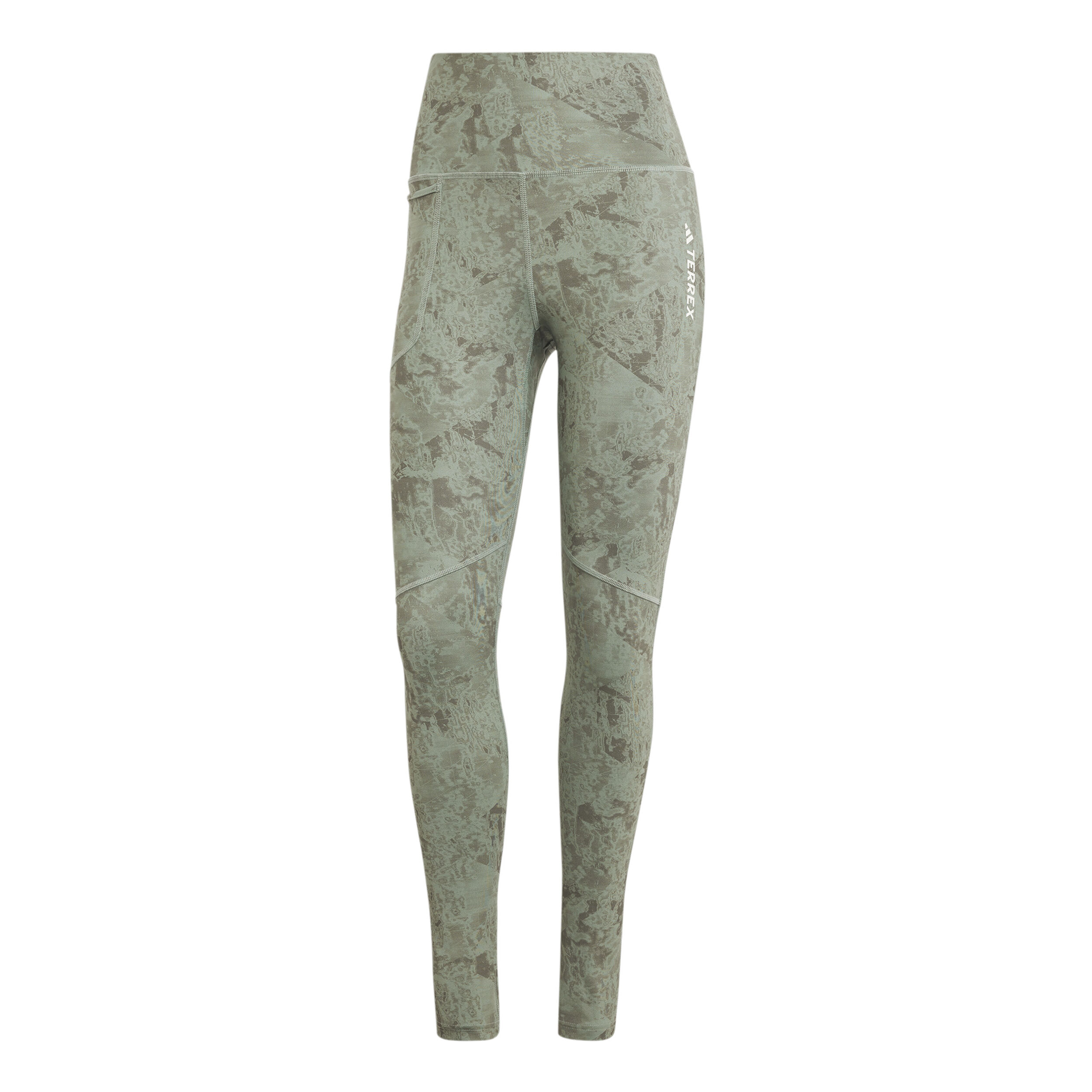 Terrex MT AOP Tight Lauftight Damen - Oliv