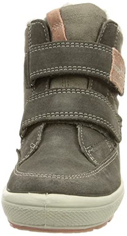 SUPERFIT Stiefel Mädchen grau Stiefelette Leder - GROOVY