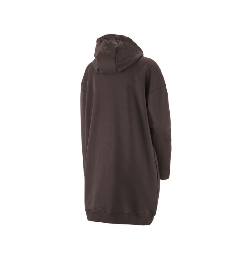 e.s. Oversize Hoody-Sweatshirt poly cotton, Damen