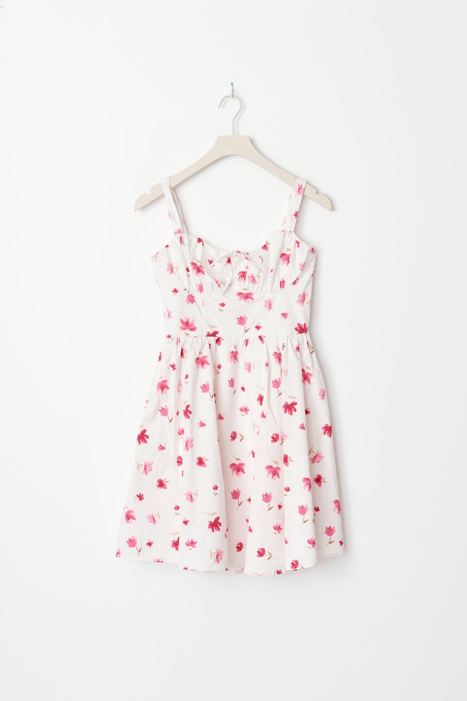 Gathered bust mini dress