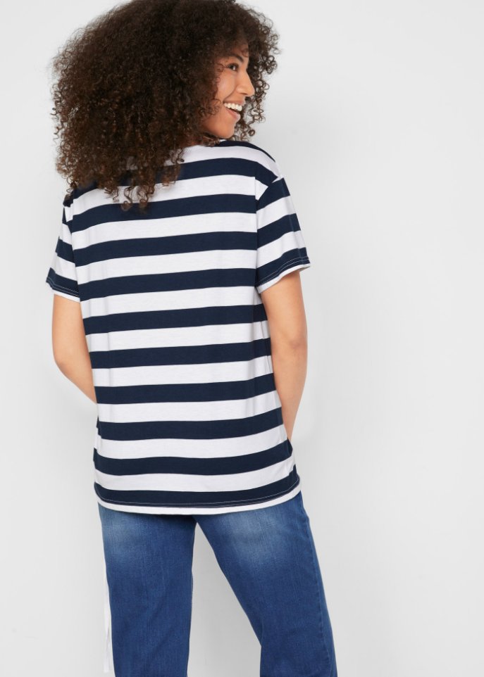 Shirt mit Raffung