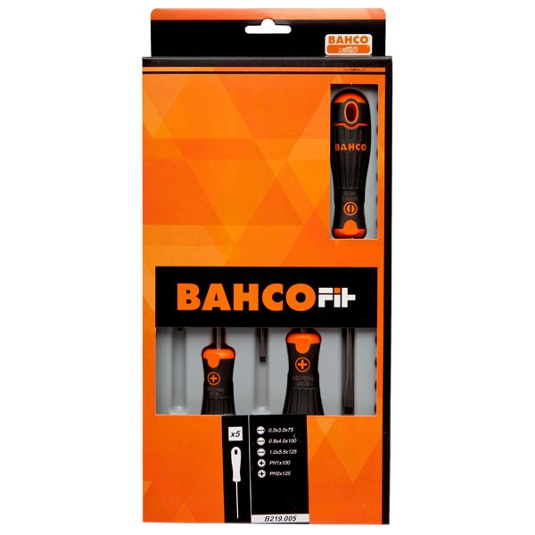 Sada šroubováků Bahco B219.005 Bahcofit, 5dílná