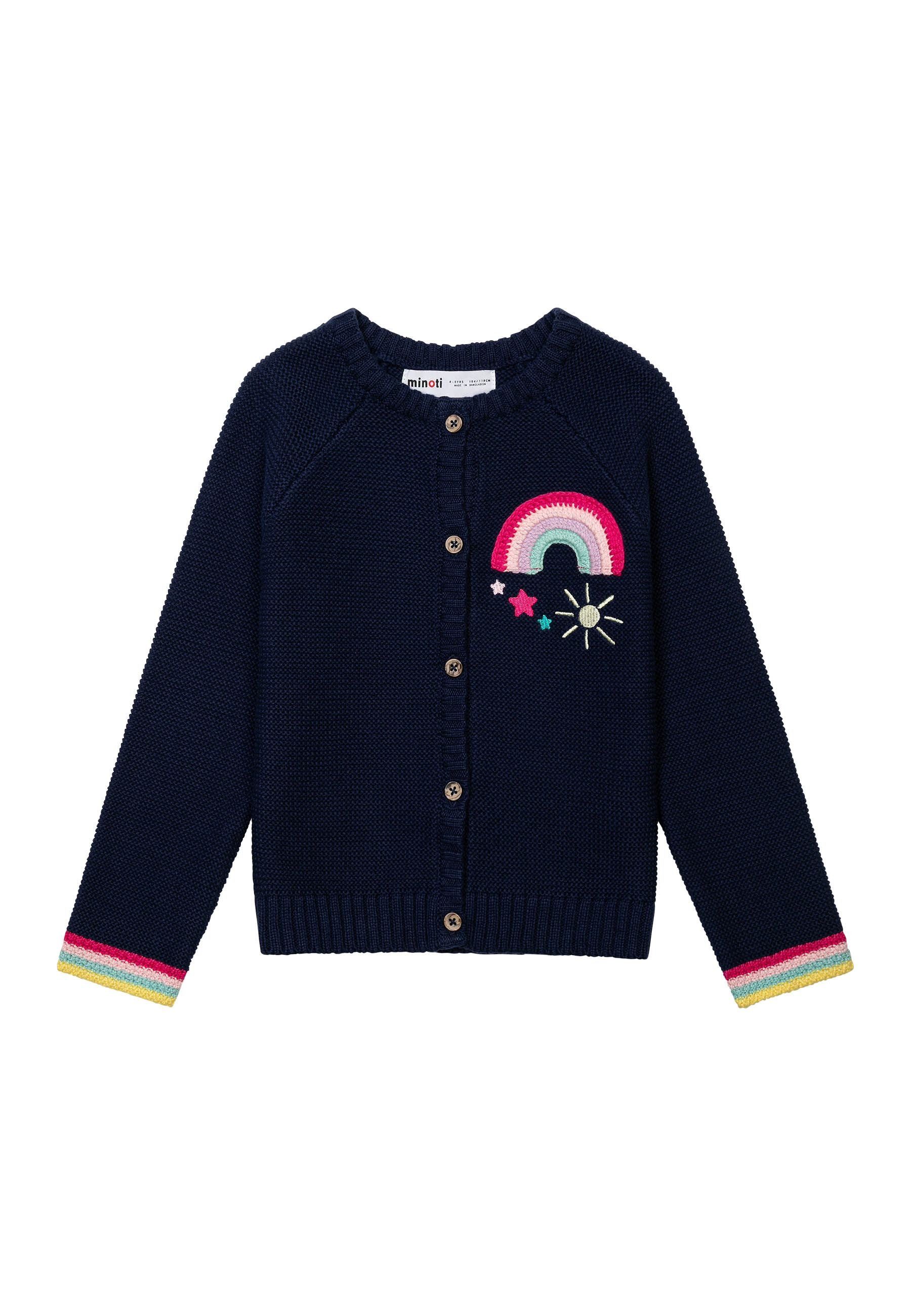 MINOTI Cardigan Strickjacke aus Grobstrick (1y-8y)