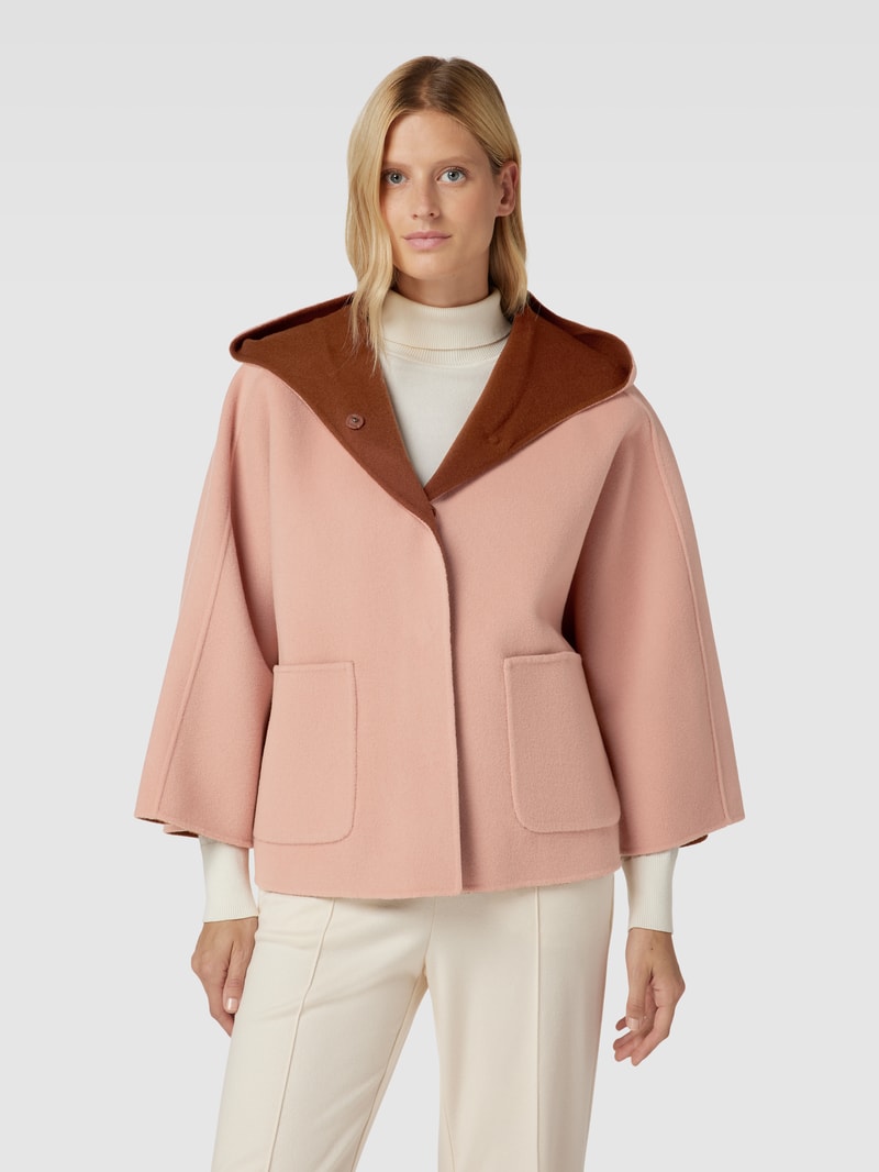 Jacke mit Druckknopfleiste Modell 'MAGNO' in lachs