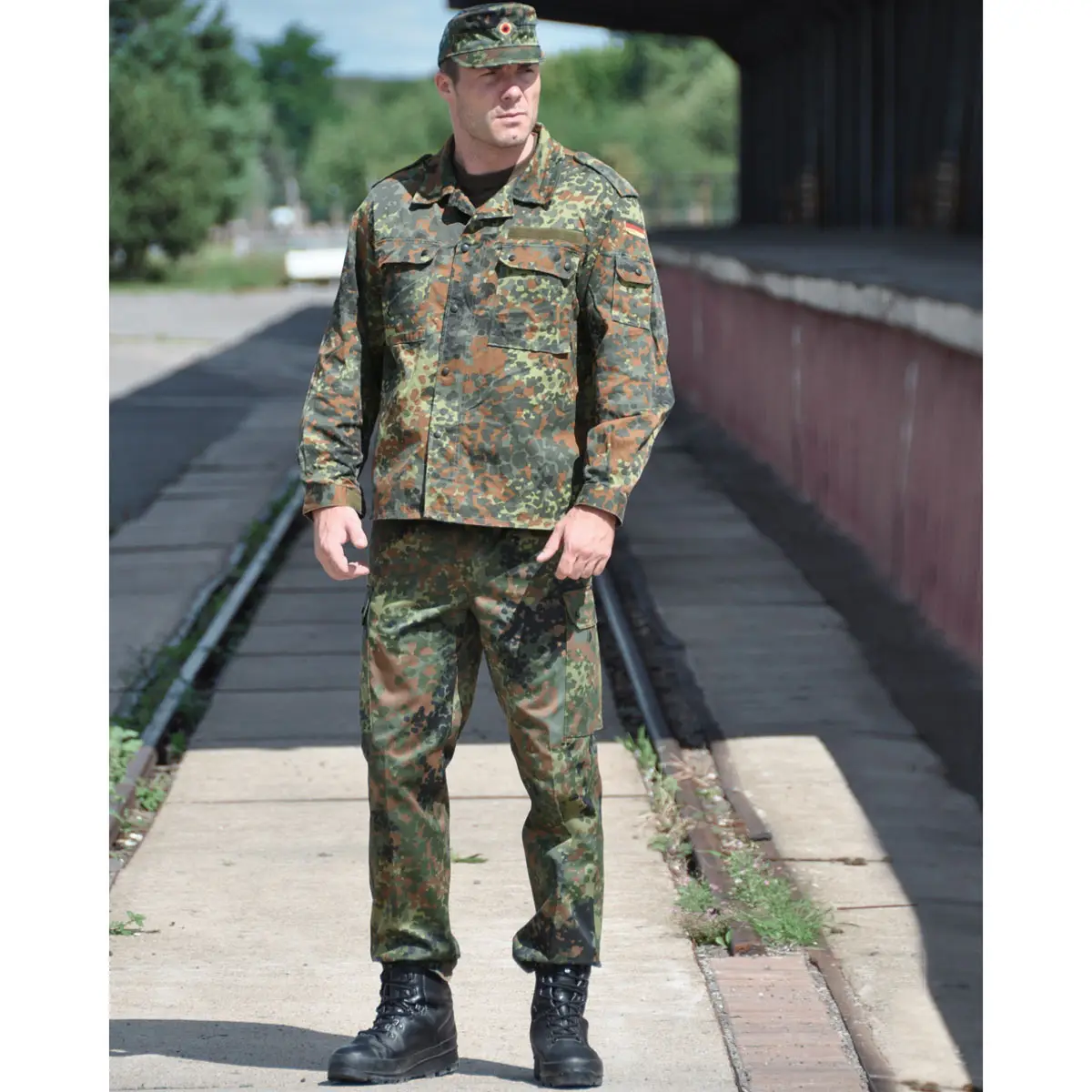 BW Feldhose schwer flecktarn