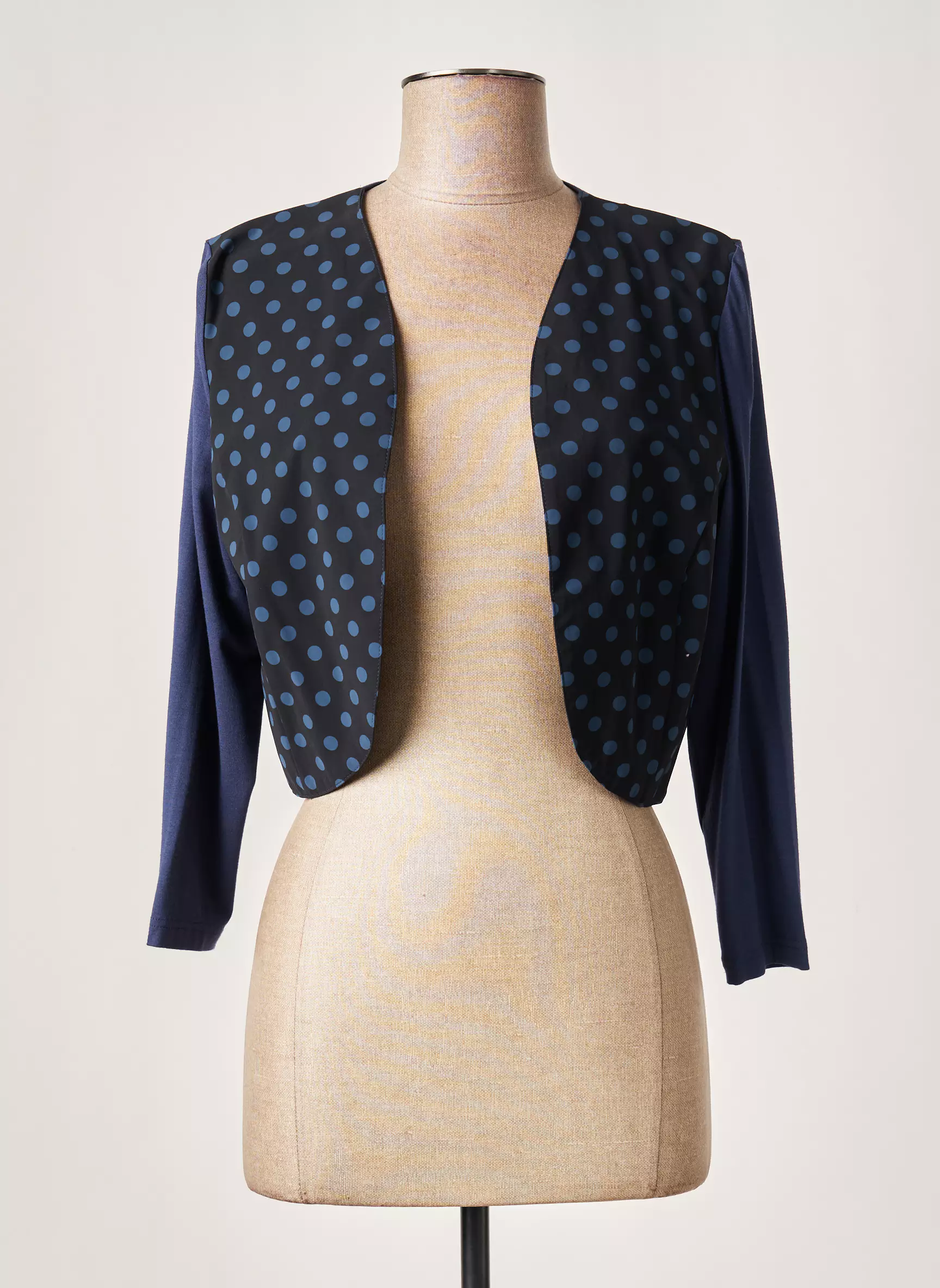 Meri Esca Boleros Femme couleur bleu
