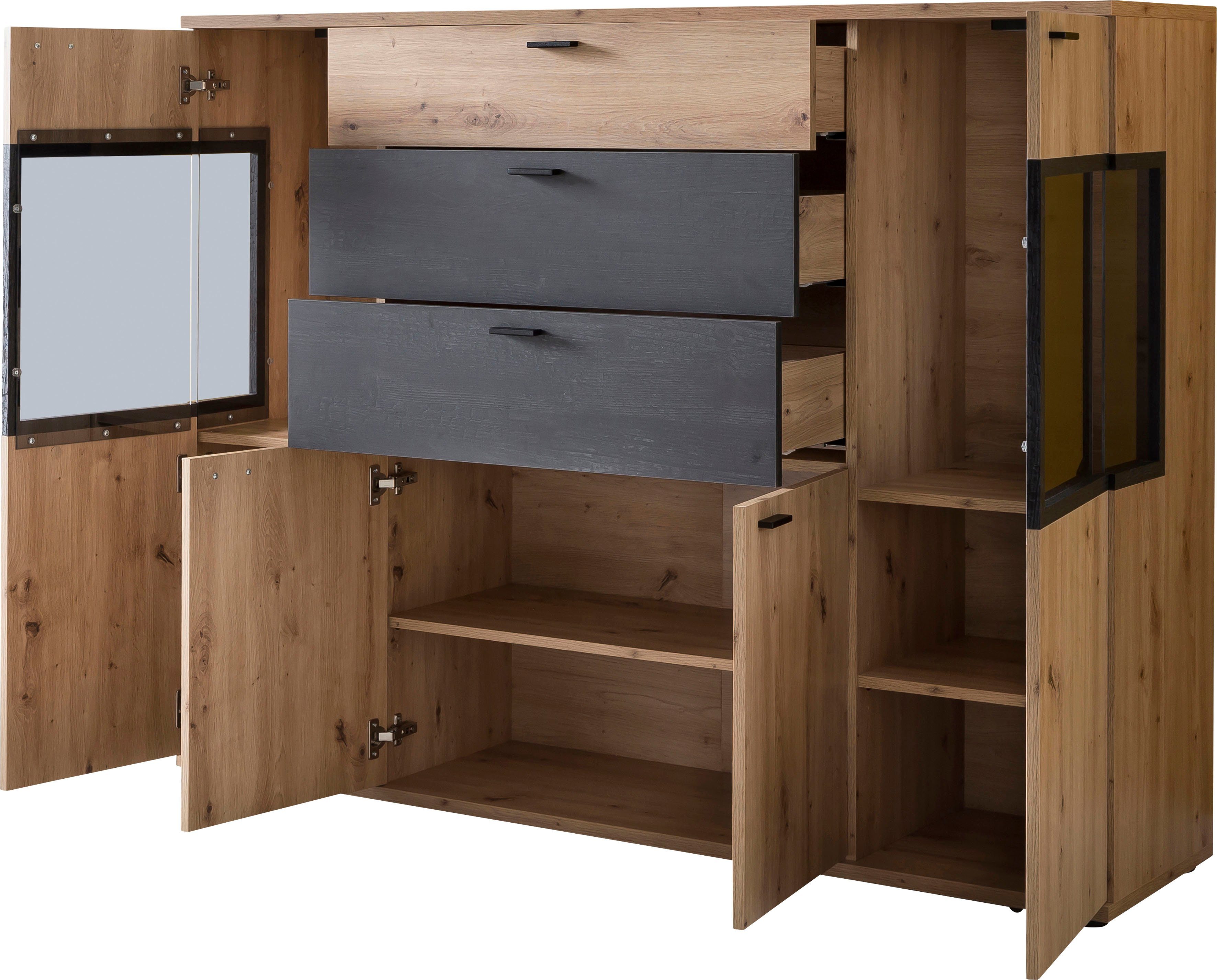 HELA Highboard Atlanta, Höhe 125 cm